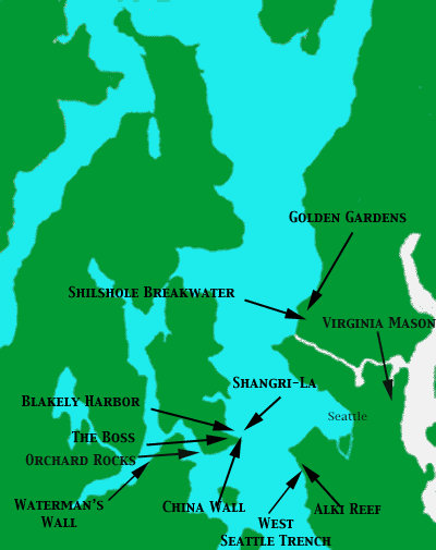 Map of Central Puget Sound
